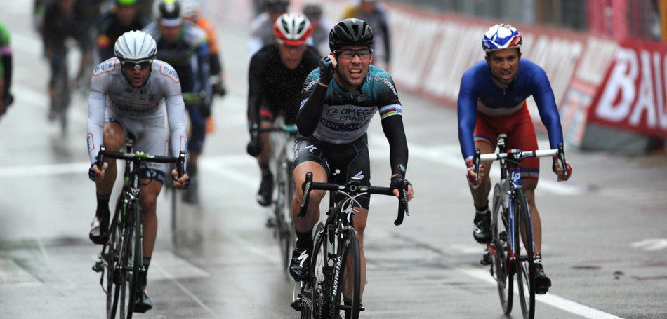 Mark Cavendish a éclaboussé l'étape de son talent, pendant que Wiggins sombrait - Photo Gazzeta