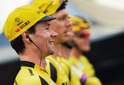 Roglic, un vol vers le rose