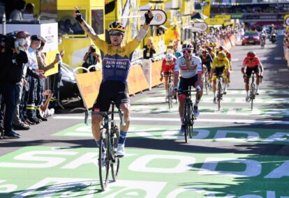 Primoz Roglic règle tous les favoris au sommet ce mardi et conclut le travail du train jaune. Photo : ASO/Tour de France